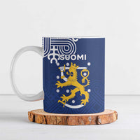 Finland Nordic Lion Ceramic Mug Pride Of Suomi - Wonder Print Shop