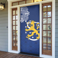 Finland Nordic Lion Door Cover Pride Of Suomi - Wonder Print Shop