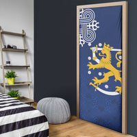 Finland Nordic Lion Door Cover Pride Of Suomi - Wonder Print Shop