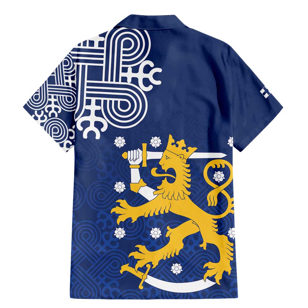 Finland Nordic Lion Family Matching Mermaid Dress and Hawaiian Shirt Pride Of Suomi - Wonder Print Shop