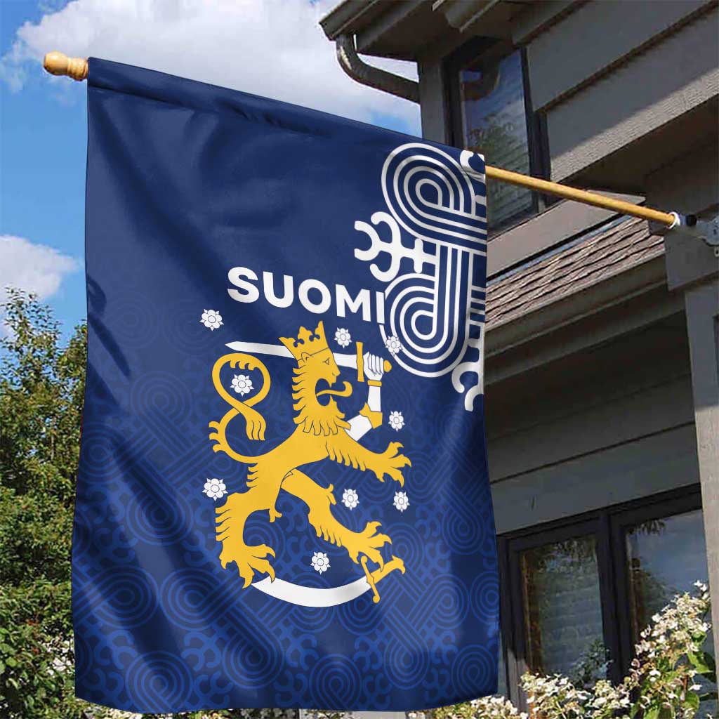 Finland Nordic Lion Garden Flag Pride Of Suomi - Wonder Print Shop