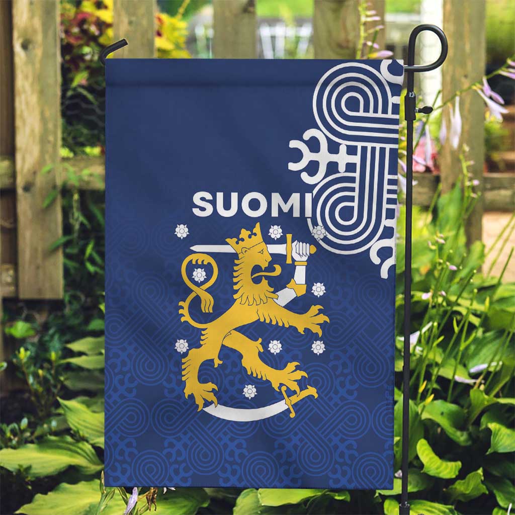 Finland Nordic Lion Garden Flag Pride Of Suomi - Wonder Print Shop