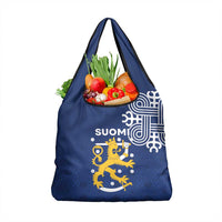 Finland Nordic Lion Grocery Bag Pride Of Suomi - Wonder Print Shop