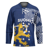 Finland Nordic Lion Hockey Jersey Pride Of Suomi - Wonder Print Shop