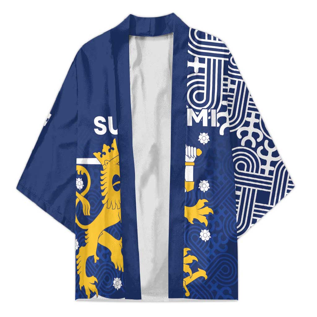 Finland Nordic Lion Kimono Pride Of Suomi - Wonder Print Shop