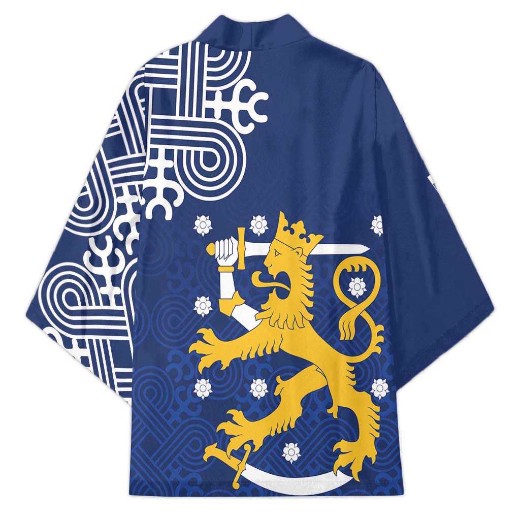 Finland Nordic Lion Kimono Pride Of Suomi - Wonder Print Shop