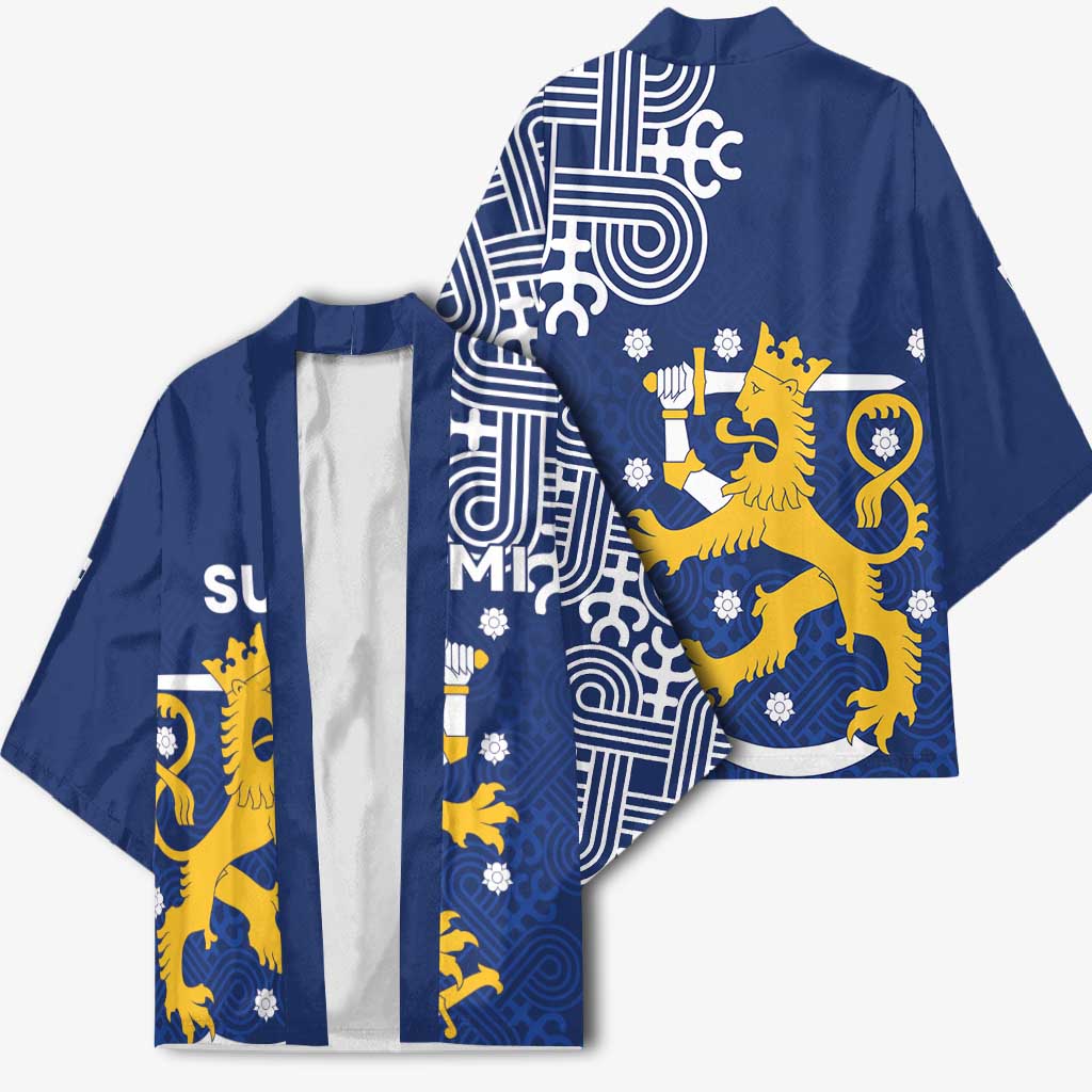 Finland Nordic Lion Kimono Pride Of Suomi - Wonder Print Shop