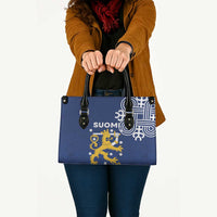 Finland Nordic Lion Leather Bag Pride Of Suomi - Wonder Print Shop