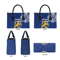 Finland Nordic Lion Leather Bag Pride Of Suomi - Wonder Print Shop