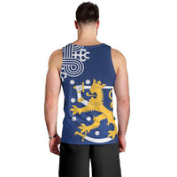 Finland Nordic Lion Men Tank Top Pride Of Suomi - Wonder Print Shop
