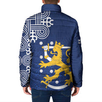 Finland Nordic Lion Padded Jacket Pride Of Suomi - Wonder Print Shop