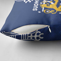 Finland Nordic Lion Pillow Cover Pride Of Suomi - Wonder Print Shop