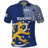 Finland Nordic Lion Polo Shirt Pride Of Suomi - Wonder Print Shop