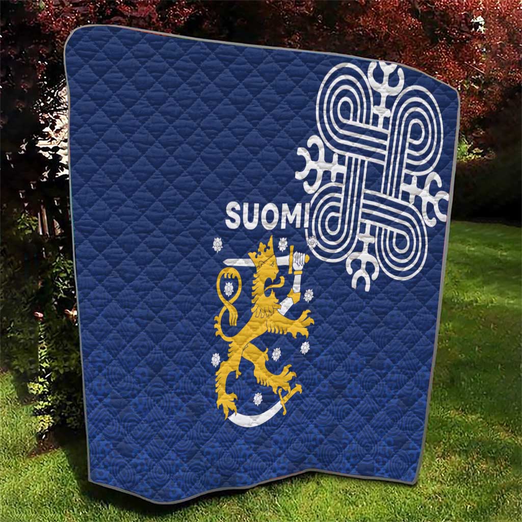 Finland Nordic Lion Quilt Pride Of Suomi - Wonder Print Shop