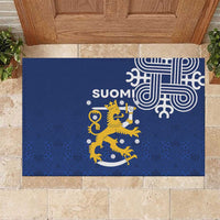 Finland Nordic Lion Rubber Doormat Pride Of Suomi - Wonder Print Shop