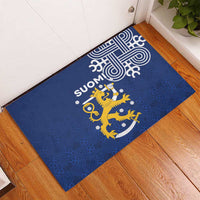 Finland Nordic Lion Rubber Doormat Pride Of Suomi - Wonder Print Shop