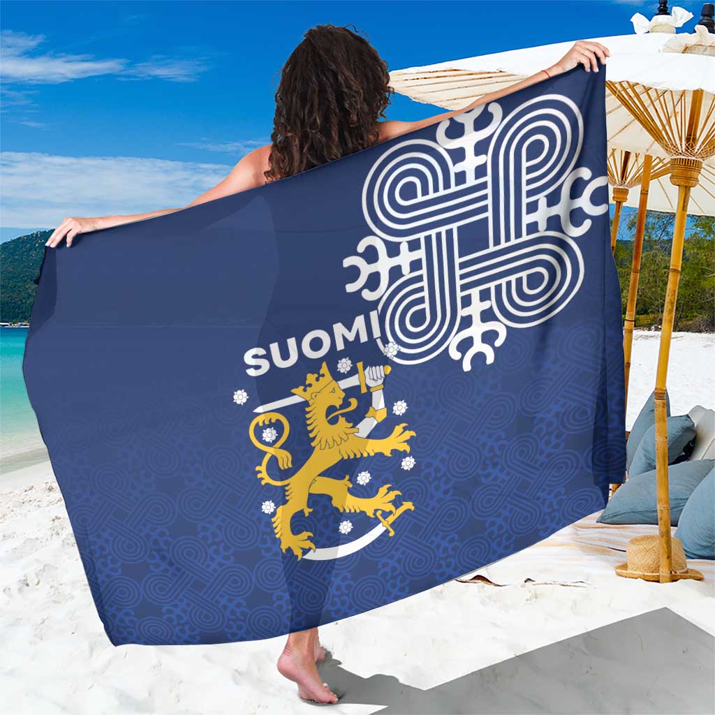 Finland Nordic Lion Sarong Pride Of Suomi - Wonder Print Shop