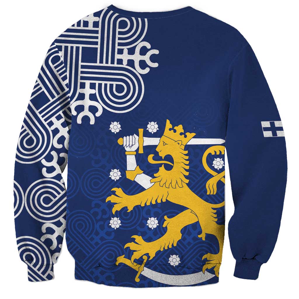 Finland Nordic Lion Sweatshirt Pride Of Suomi - Wonder Print Shop
