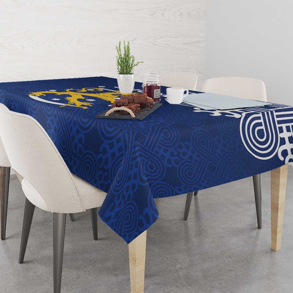 Finland Nordic Lion Tablecloth Pride Of Suomi - Wonder Print Shop