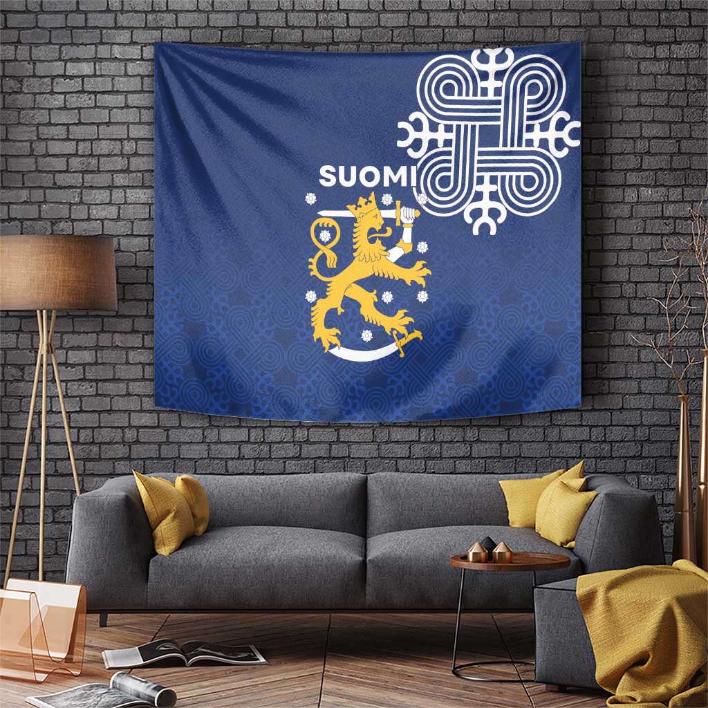 Finland Nordic Lion Tapestry Pride Of Suomi - Wonder Print Shop