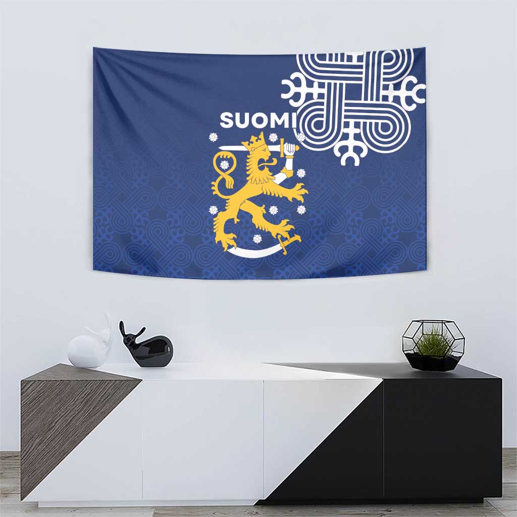 Finland Nordic Lion Tapestry Pride Of Suomi - Wonder Print Shop