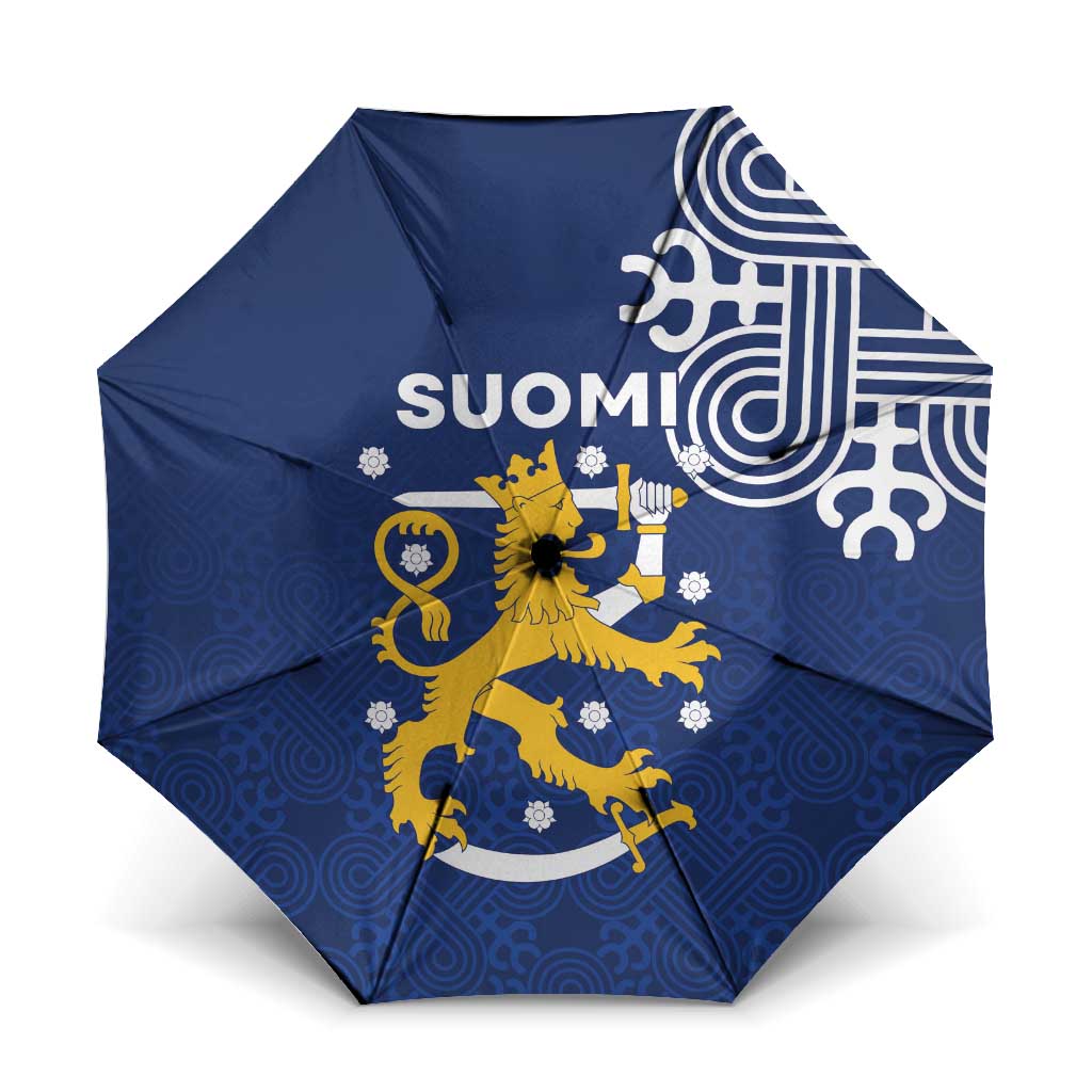 Finland Nordic Lion Umbrella Pride Of Suomi - Wonder Print Shop