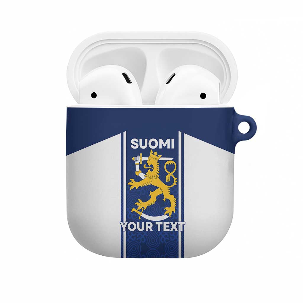 Personalized Finland Suomi Lion AirPods Case Pride Of The North - Wonder Print Shop