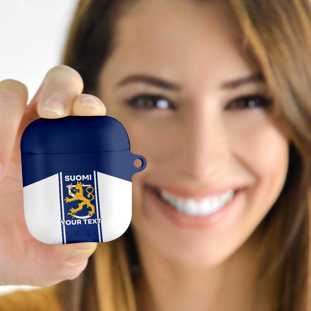 Personalized Finland Suomi Lion AirPods Case Pride Of The North - Wonder Print Shop