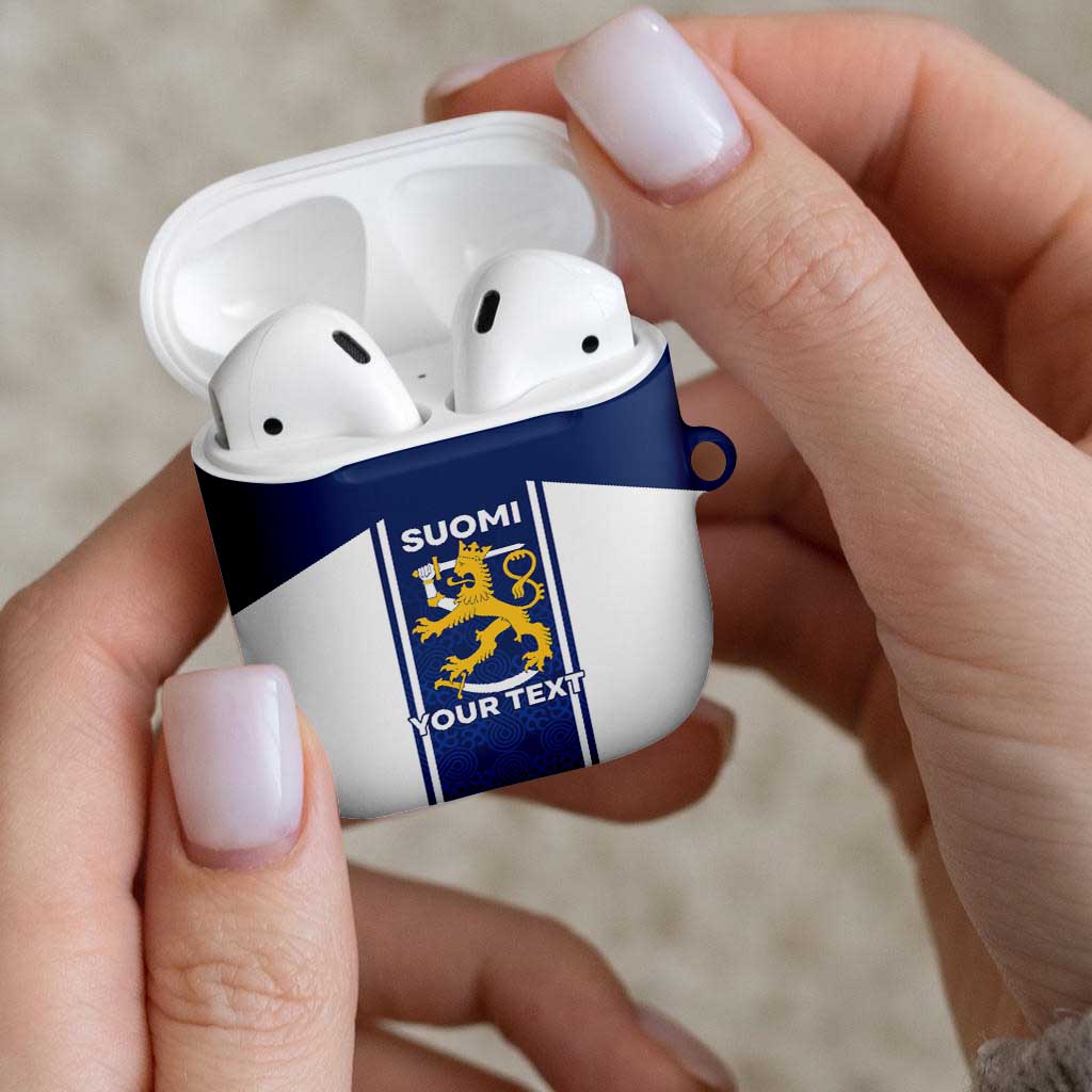 Personalized Finland Suomi Lion AirPods Case Pride Of The North - Wonder Print Shop