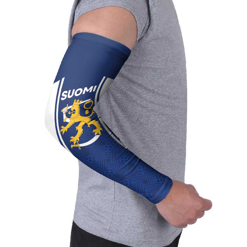 Personalized Finland Suomi Lion Arm Sleeves Pride Of The North - Wonder Print Shop