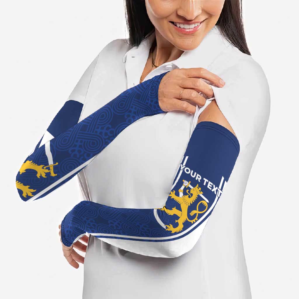 Personalized Finland Suomi Lion Arm Sleeves Pride Of The North - Wonder Print Shop