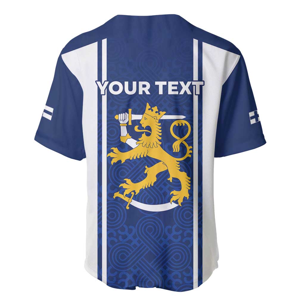 Personalized Finland Suomi Lion Baseball Jersey Pride Of The North - Wonder Print Shop