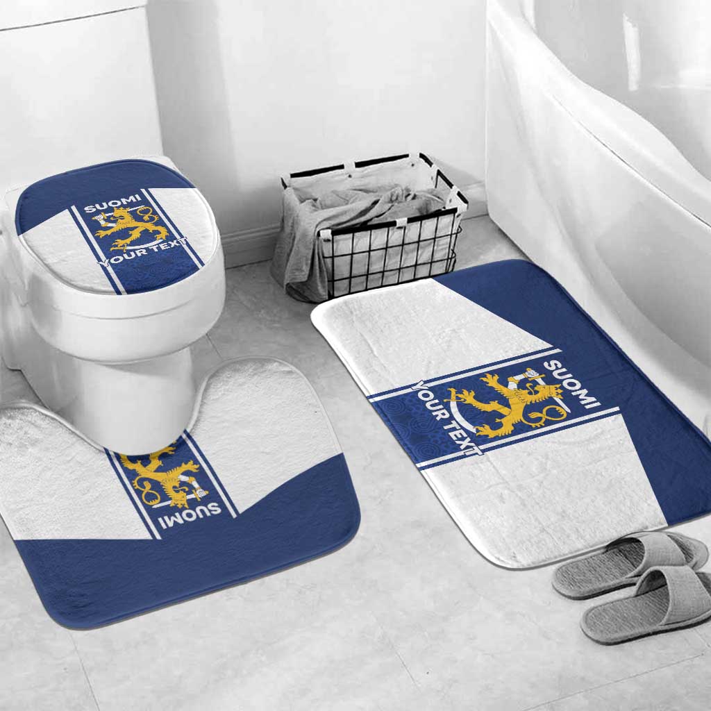 Personalized Finland Suomi Lion Bathroom Set Pride Of The North - Wonder Print Shop