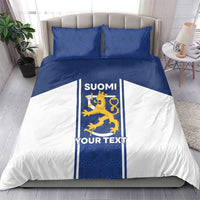 Personalized Finland Suomi Lion Bedding Set Pride Of The North - Wonder Print Shop