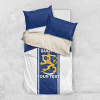 Personalized Finland Suomi Lion Bedding Set Pride Of The North - Wonder Print Shop