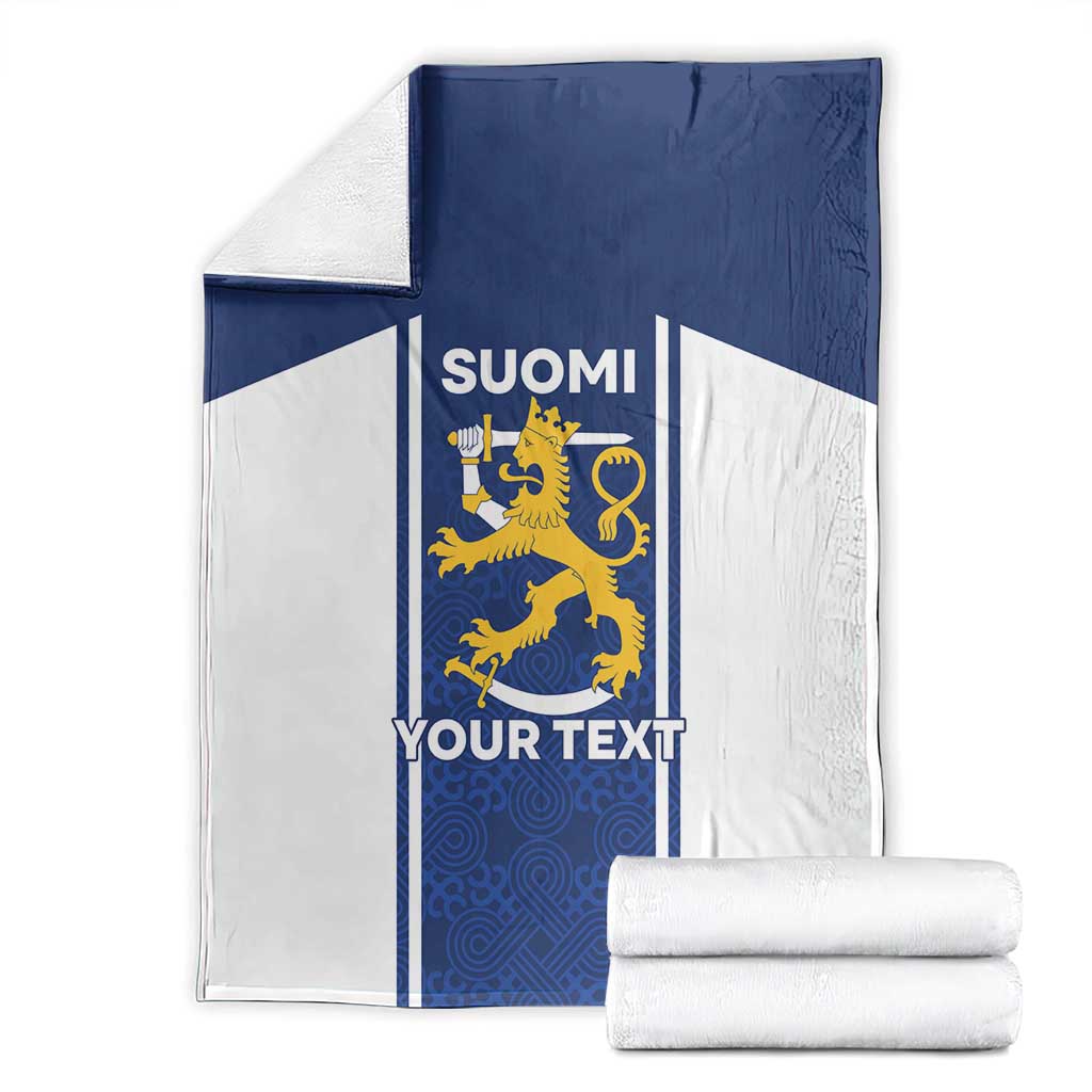 Personalized Finland Suomi Lion Blanket Pride Of The North - Wonder Print Shop