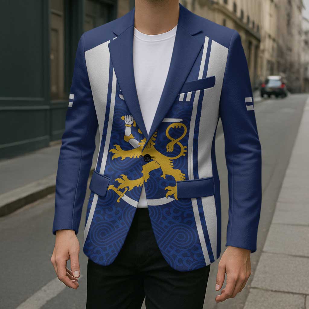 Personalized Finland Suomi Lion Blazer Pride Of The North - Wonder Print Shop