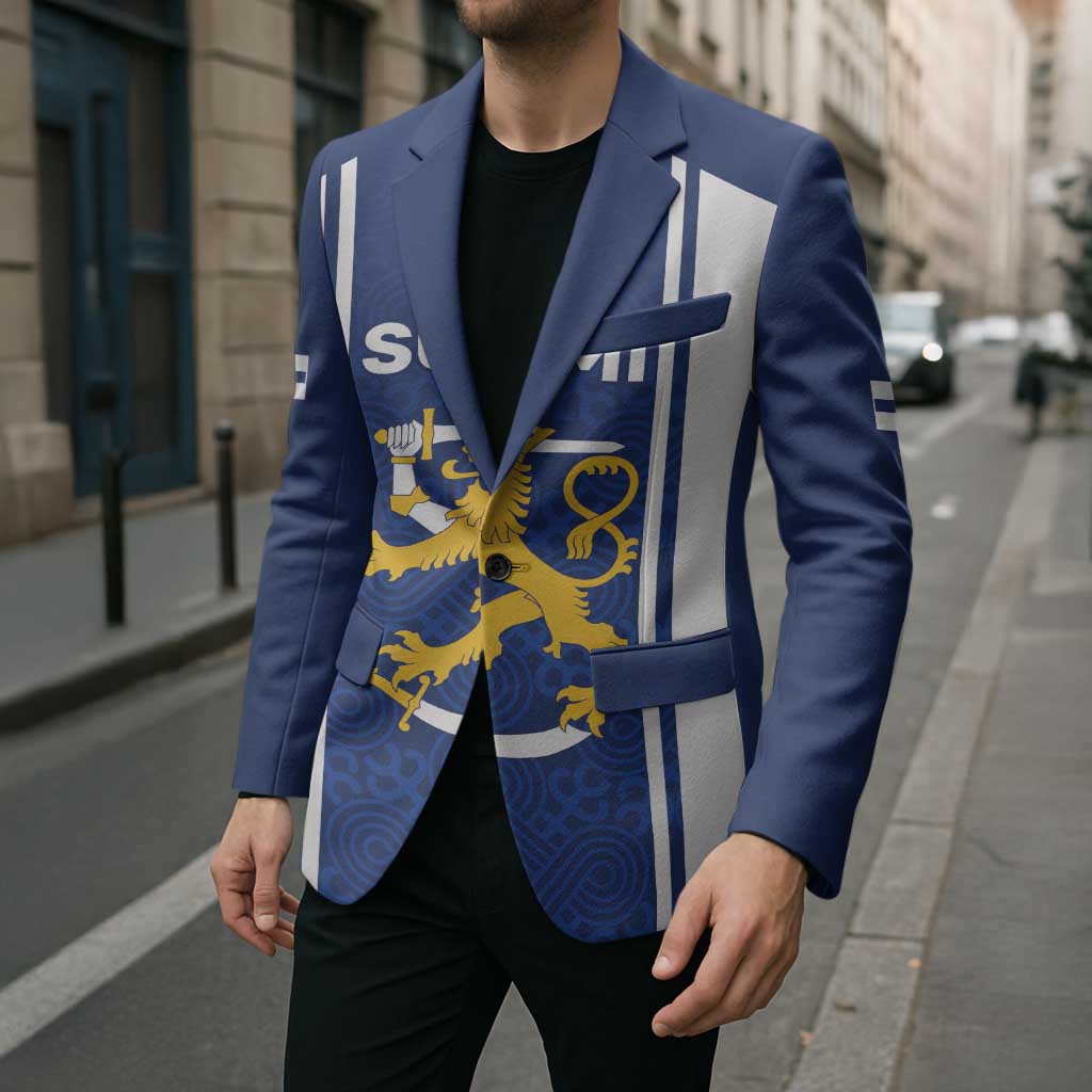 Personalized Finland Suomi Lion Blazer Pride Of The North - Wonder Print Shop