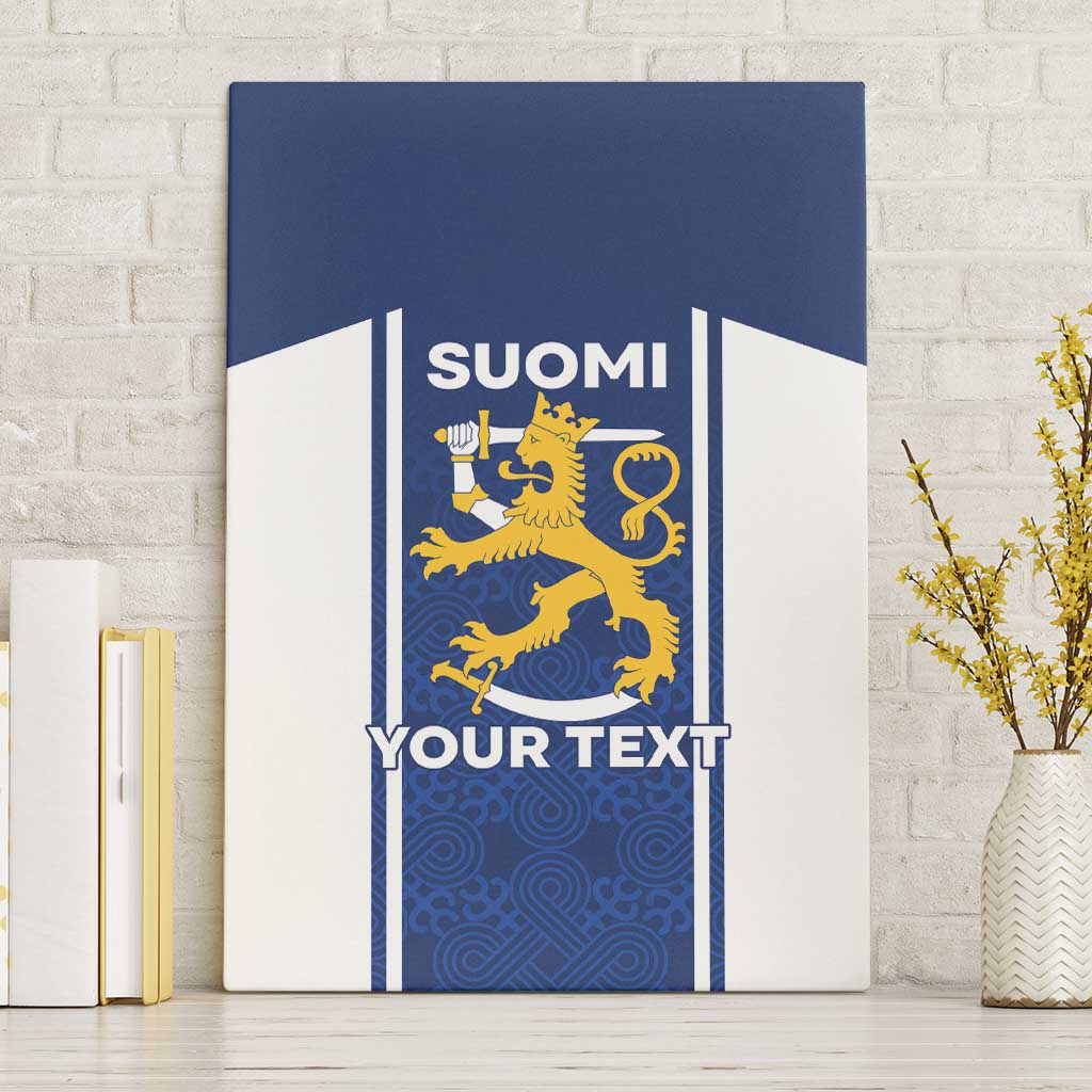 Personalized Finland Suomi Lion Canvas Wall Art Pride Of The North - Wonder Print Shop