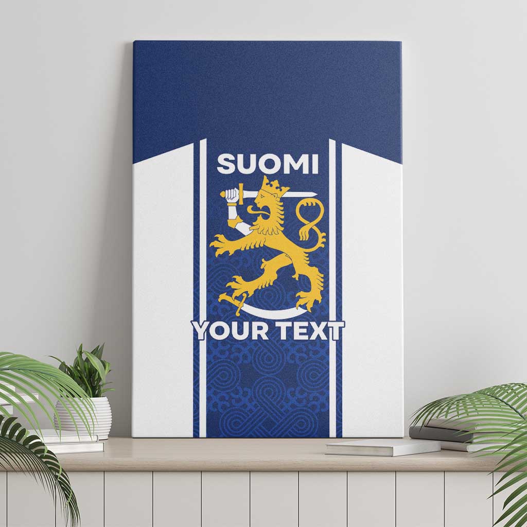 Personalized Finland Suomi Lion Canvas Wall Art Pride Of The North - Wonder Print Shop