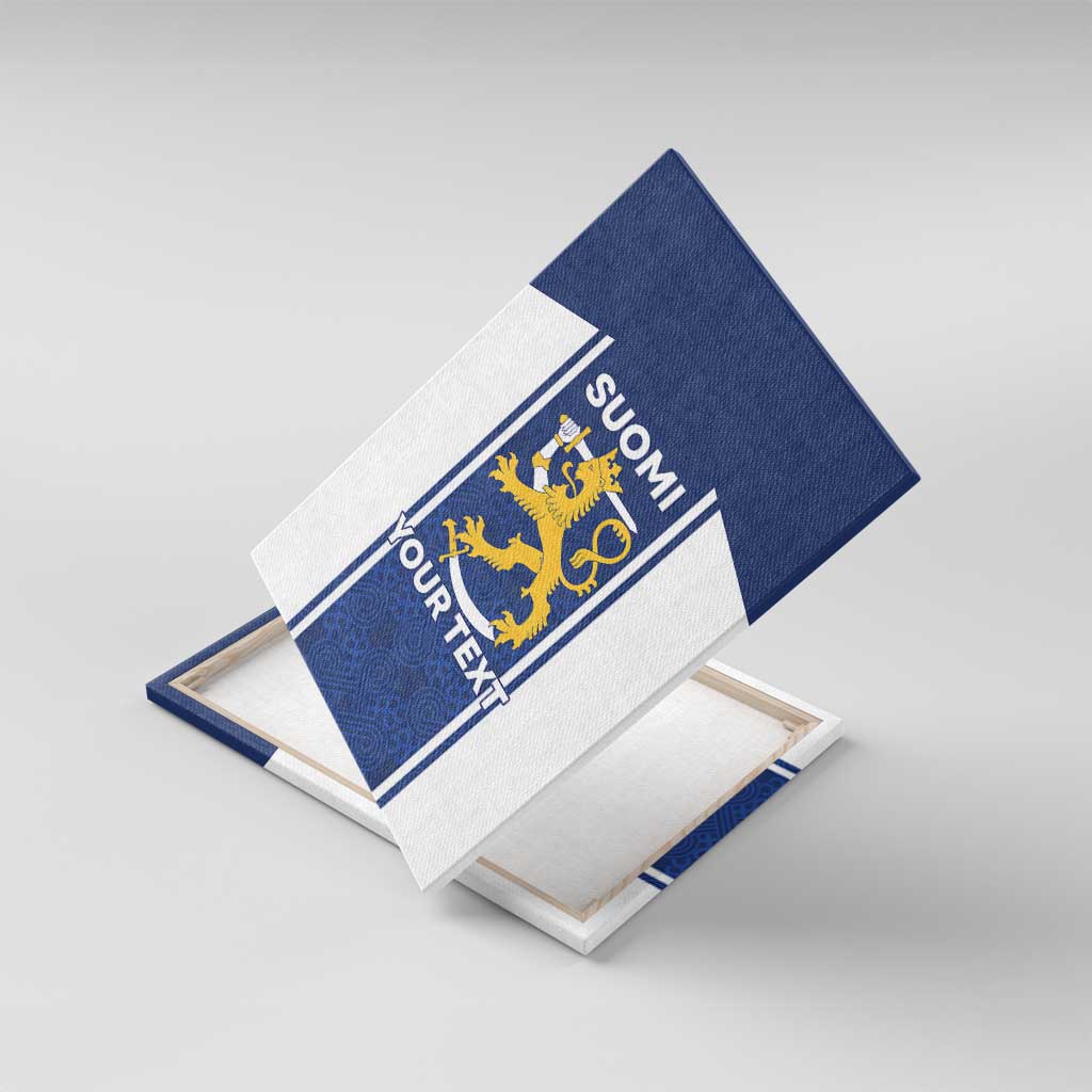 Personalized Finland Suomi Lion Canvas Wall Art Pride Of The North - Wonder Print Shop