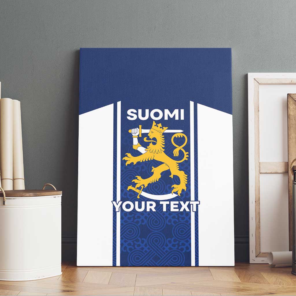 Personalized Finland Suomi Lion Canvas Wall Art Pride Of The North - Wonder Print Shop