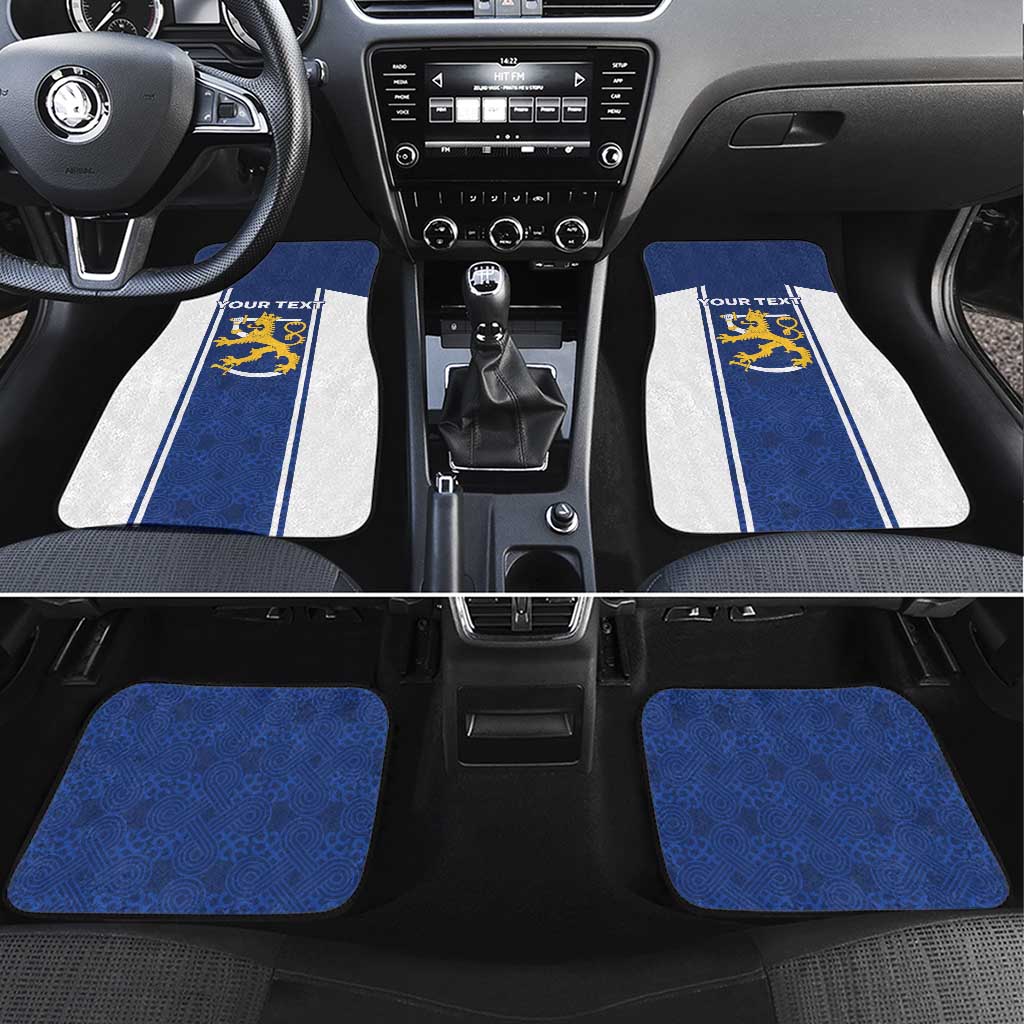 Personalized Finland Suomi Lion Car Mats Pride Of The North - Wonder Print Shop