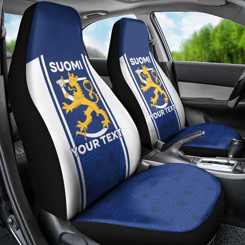 Personalized Finland Suomi Lion Car Seat Cover Pride Of The North - Wonder Print Shop
