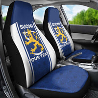 Personalized Finland Suomi Lion Car Seat Cover Pride Of The North - Wonder Print Shop