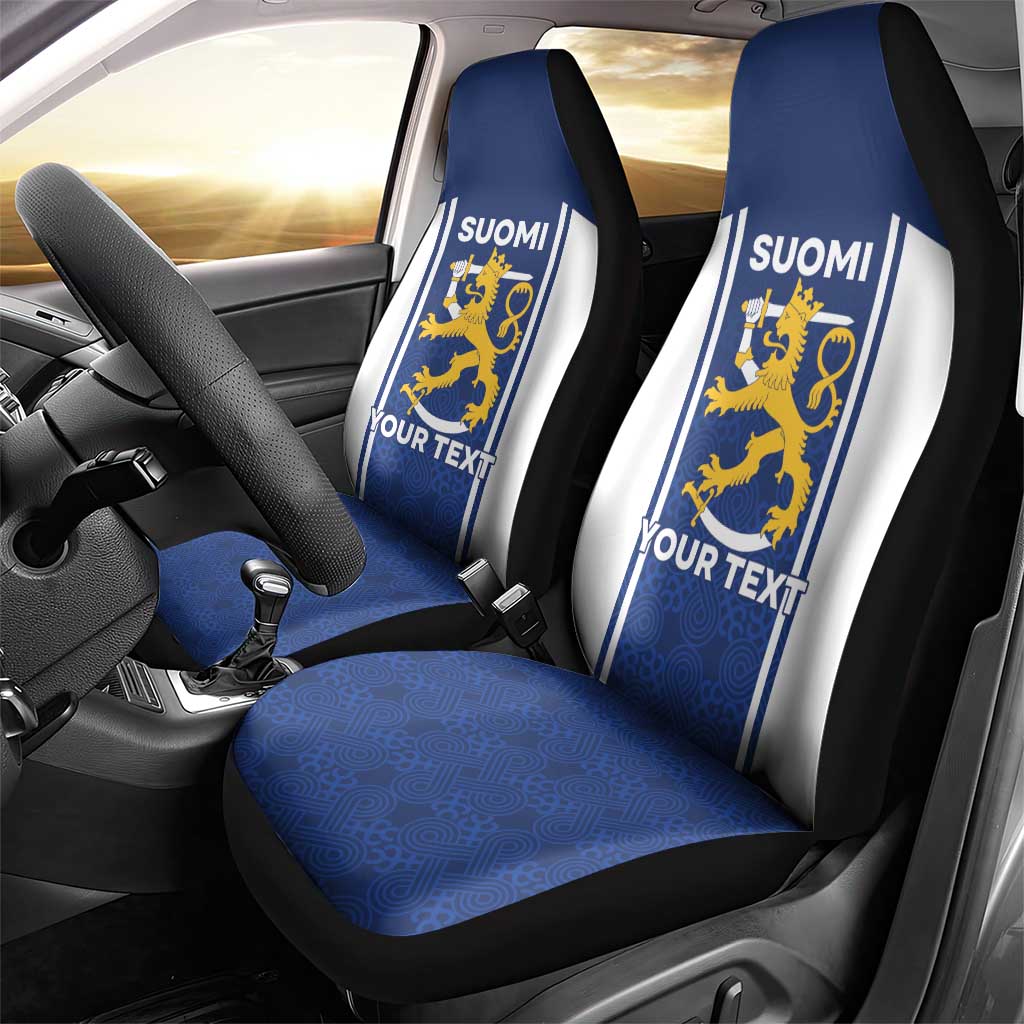 Personalized Finland Suomi Lion Car Seat Cover Pride Of The North - Wonder Print Shop