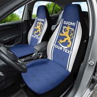 Personalized Finland Suomi Lion Car Seat Cover Pride Of The North - Wonder Print Shop