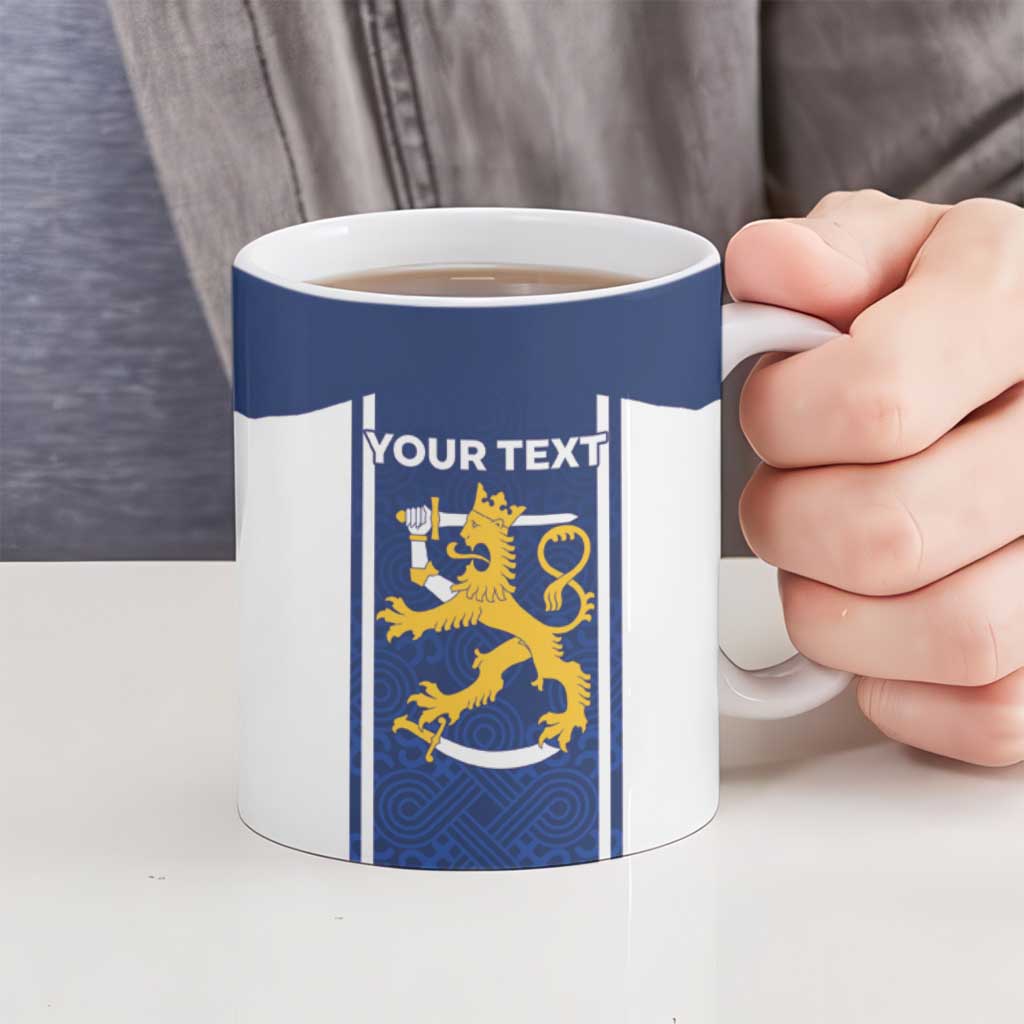 Personalized Finland Suomi Lion Ceramic Mug Pride Of The North - Wonder Print Shop
