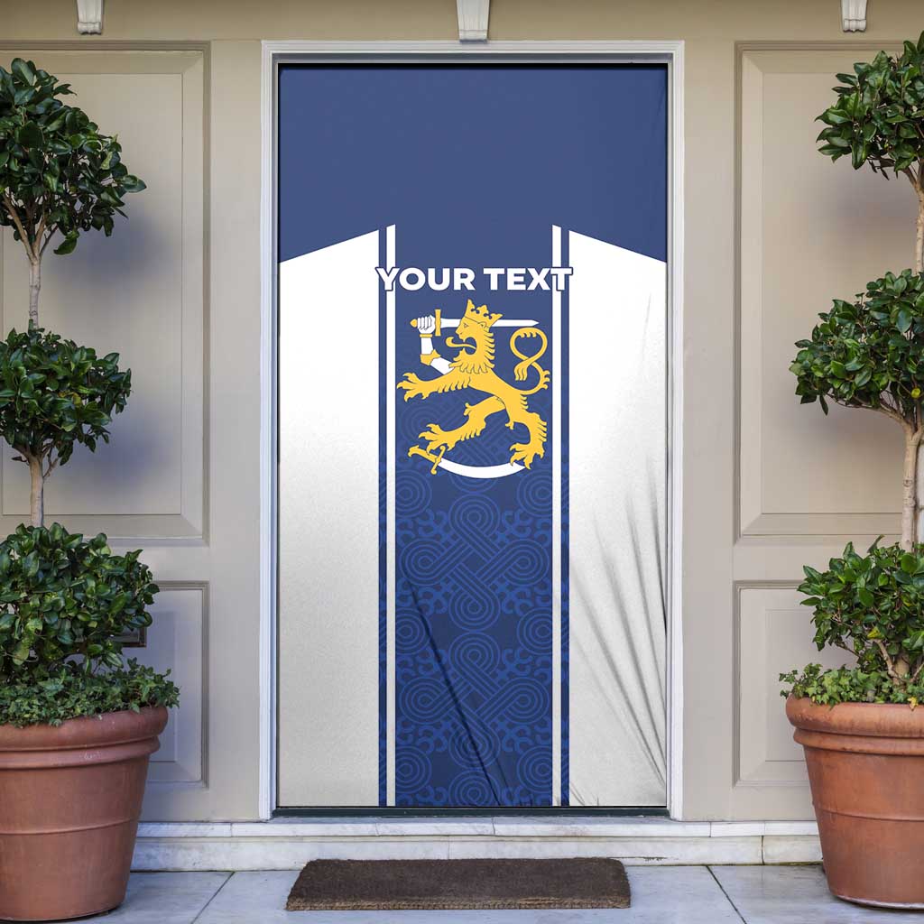 Personalized Finland Suomi Lion Door Cover Pride Of The North - Wonder Print Shop