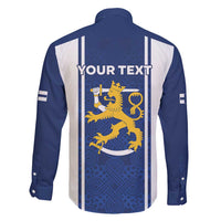 Personalized Finland Suomi Lion Family Matching Short Sleeve Bodycon Dress and Hawaiian Shirt Pride Of The North - Wonder Print Shop